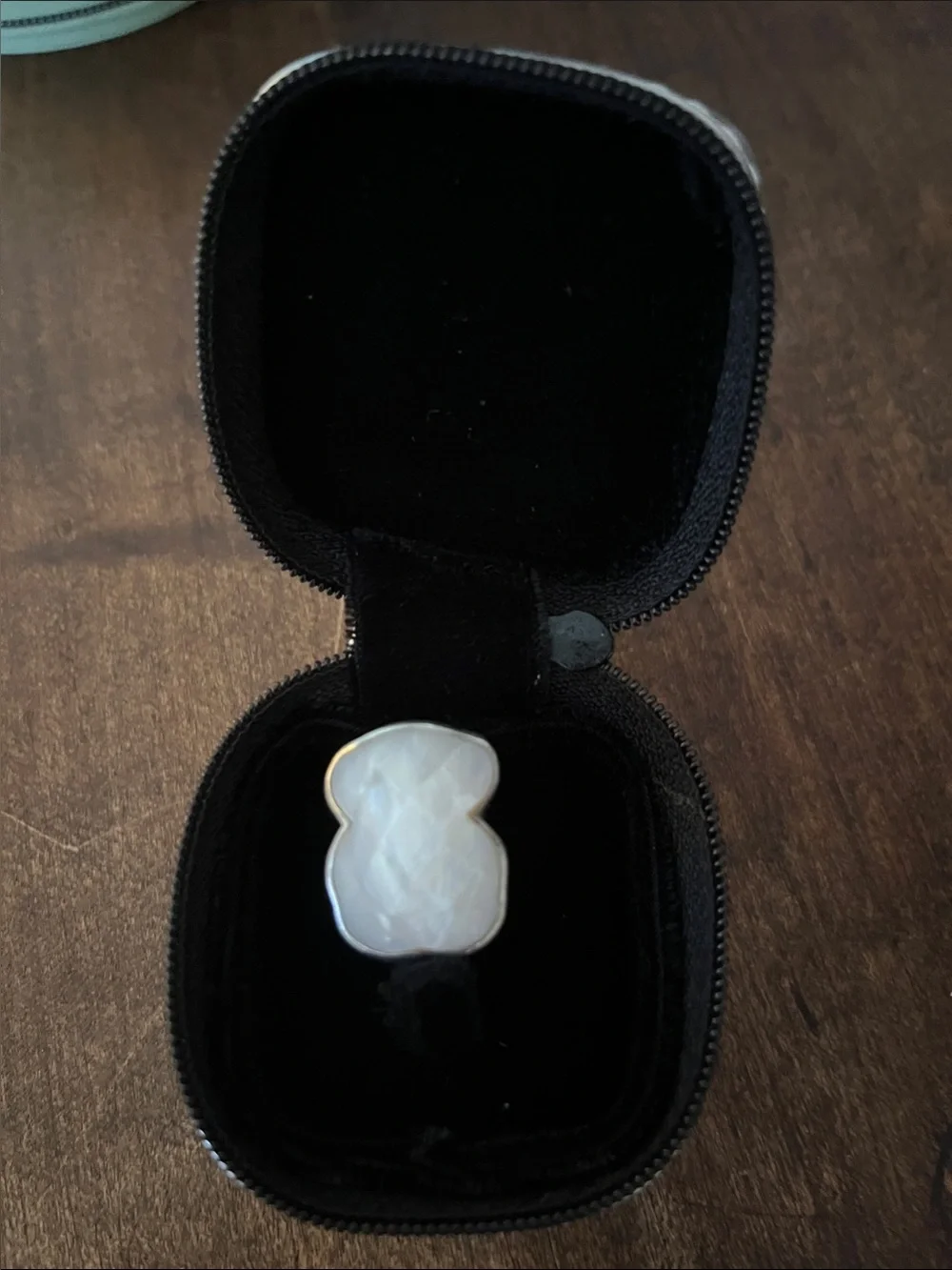 Tous ladies MOP cocktail ring.